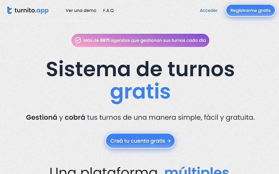 Turnito: La Nueva Herramienta Gratuita de Gestión de Turnos para profesionales y pymes